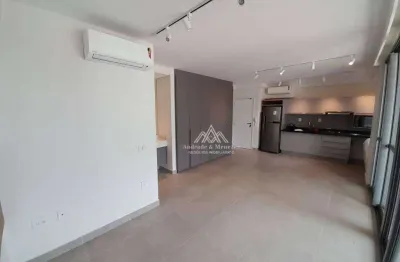 Flat com 1 dormitório para alugar, 50 m² por r$ 3.600/mês - jardim são luiz - ribeirão preto/sp