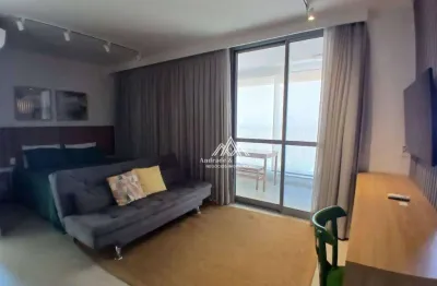 Flat com 1 dormitório para alugar, 49 m² por r$ 3.500/mês - jardim são luiz - ribeirão preto/sp