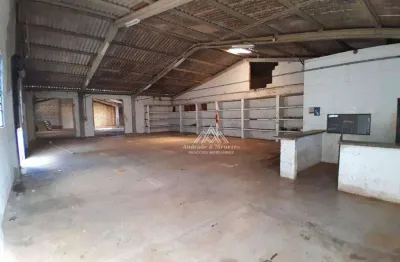 Galpão para alugar, 500 m² por r$ 10.000,00/mês - parque industrial lagoinha - ribeirão preto/sp