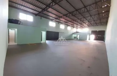 Galpão para alugar, 329 m² por r$ 6.688,14/mês - distrito empresarial - ribeirão preto/sp