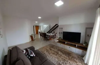 Apartamento duplex com 4 dormitórios para alugar, 216 m² por r$ 7.622,79/mês - jardim botânico - ribeirão preto/sp