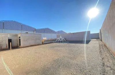Galpão para alugar, 500 m² por r$ 10.000,00/mês - distrito industrial - cravinhos/sp