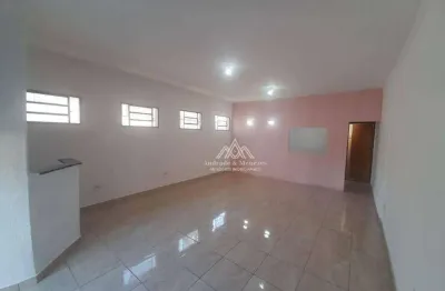 Salão para alugar, 49 m² por r$ 1.322,10/mês - jardim florestan fernandes - ribeirão preto/sp