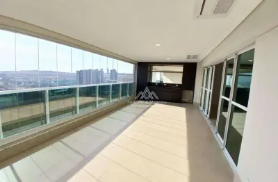 Apartamento com 3 dormitórios para alugar, 237 m² por r$ 12.000/mês - jardim ilhas do sul - ribeirão preto/sp