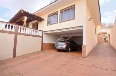 Casa com 5 dormitórios à venda, 385,76 m² - distrito de bonfim paulista - ribeirão preto/sp -  ótima localização, próximo  a rua: barão de ataliba.