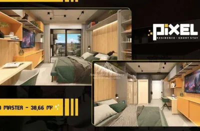 Studio com 1 dormitório à venda, 38 m² por R$ 330.165,00 - Vila Monte Alegre - Ribeirão Preto/SP