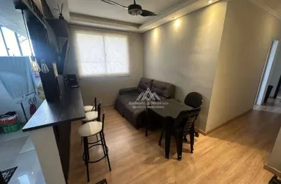 Apartamento com 2 dormitórios à venda, 47 m² por r$ 160.000,00 - residencial jequitibá - ribeirão preto/sp