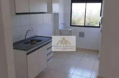 Apartamento com 2 dormitórios à venda, 42 m² por r$ 175.000,00 - bonfim paulista - ribeirão preto/sp