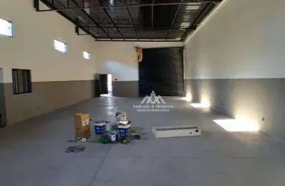 Galpão para alugar, 180 m² por r$ 3.964,35/mês - jardim anhangüera - ribeirão preto/sp