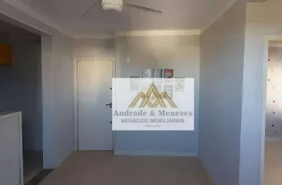 Apartamento com 2 dormitórios à venda, 50 m² por r$ 212.000,00 - parque são sebastião - ribeirão preto/sp