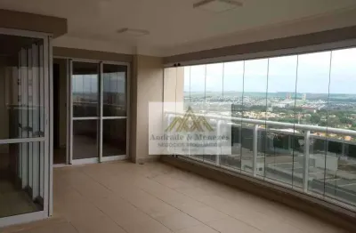Apartamento com 3 dormitórios para alugar, 209 m² por r$ 6.000/mês - bosque das juritis - ribeirão preto/sp