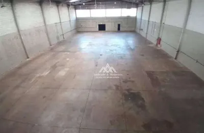 Galpão para alugar, 842 m² por r$ 16.645,00/mês - parque industrial lagoinha - ribeirão preto/sp