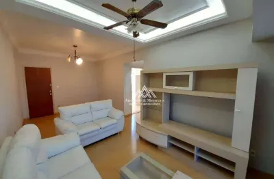 Apartamento com 2 dormitórios para alugar, 87 m² por r$ 1.400/mês - centro - ribeirão preto/sp