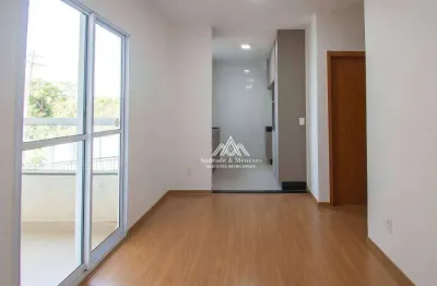 Apartamento com 2 dormitórios para alugar, 44 m² por r$ 1.650/mês - recreio das acácias - ribeirão preto/sp