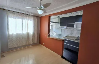 Apartamento com 2 dormitórios, 47 m² - venda por r$ 170.000,00 ou aluguel por r$ 1.527,38/mês - parque dos lagos - ribeirão preto/sp