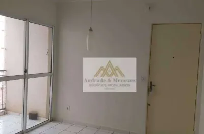 Apartamento com 2 dormitórios, 48 m² - venda por r$ 151.000 ou aluguel por r$710 /mês - geraldo correia de carvalho - ribeirão preto/sp