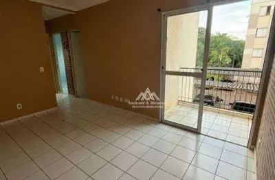 Apartamento com 2 dormitórios para alugar, 48 m² por r$ 700/mês - geraldo correia de carvalho - ribeirão preto/sp