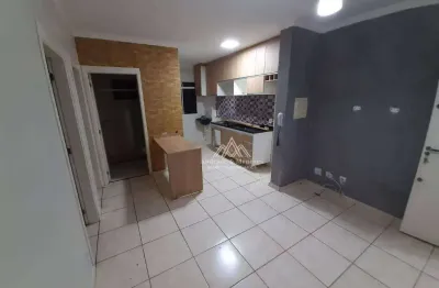 Apartamento com 2 dormitórios, 42 m² - venda por R$ 165.000 ou aluguel por R$ 1.400/mês - Campos Elíseos - Ribeirão Preto/SP