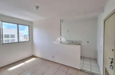 Apartamento com 2 dormitórios para alugar, 47 m² por R$ 1.587,32/mês - Jardim Nova Aliança - Ribeirão Preto/SP