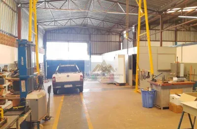 Galpão para alugar, 484 m² por r$ 13.910,98/mês - parque industrial lagoinha - ribeirão preto/sp