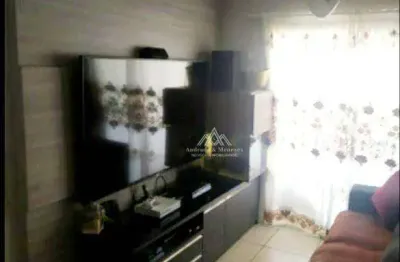 Apartamento com 2 dormitórios à venda, 61 m² por r$ 280.000 - jardim zara - ribeirão preto/sp