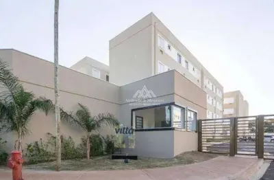 Apartamento com 2 dormitórios à venda, 46 m² por r$ 160.000 - jardim heitor rigon - ribeirão preto/sp