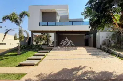 Sobrado com 4 dormitórios à venda, 419 m² por r$ 3.600.000,00 - condomínio reserva santa luisa - ribeirão preto/sp
