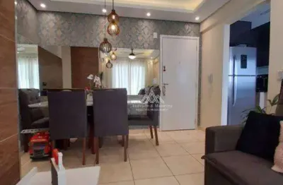 Apartamento com 2 dormitórios à venda, 50 m² por r$ 255.000,00 - jardim anhangüera - ribeirão preto/sp
