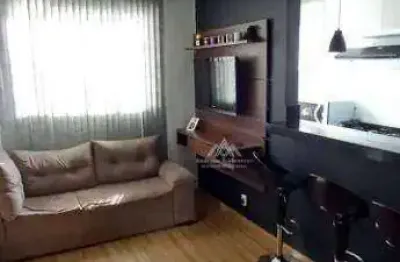 Apartamento com 2 dormitórios à venda, 46 m² por r$ 245.000,00 - parque são sebastião - ribeirão preto/sp