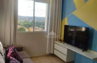 Apartamento com 2 dormitórios à venda, 46 m² por r$ 180.000,00 - residencial das américas - ribeirão preto/sp