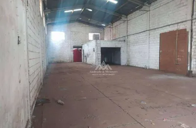 Galpão para alugar, 300 m² por r$ 2.500/mês - vila carvalho - ribeirão preto/sp