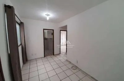 Apartamento com 2 dormitórios para alugar, 46 m² por r$ 800/mês - jardim paulistano - ribeirão preto/sp