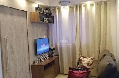 Apartamento com 2 dormitórios à venda, 46 m² por R$ 205.000 - Reserva Sul Condomínio Resort - Ribeirão Preto/SP