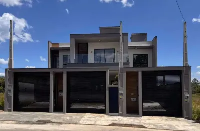 Geminado residencial no bairro três rios do norte, em jaraguá do sul (sc), com aproximadamente 149 m² de área privativa