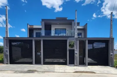 Geminado residencial no bairro três rios do norte, em jaraguá do sul (sc), com aproximadamente 104 m² de área privativa.