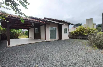 Casa à venda em jaraguá do sul – vieira, frente, 2 quartos, aceita financiamento