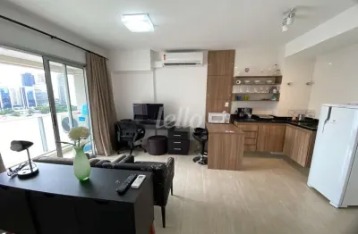 Apartamento com 1 quarto para alugar na rua henri dunant, --, santo amaro, são paulo, 33 m2 por r$ 4.000