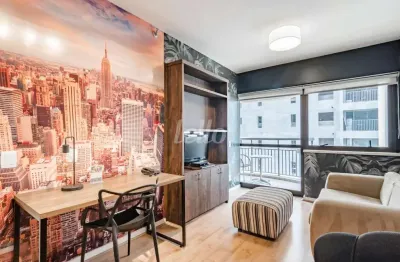 Flat com 1 quarto para alugar na rua tenente negrão, --, itaim bibi, são paulo, 38 m2 por r$ 6.000