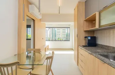 Apartamento com 1 quarto para alugar na avenida pavão, --, indianópolis, são paulo, 32 m2 por r$ 5.500