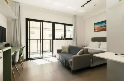 Apartamento com 1 quarto para alugar na rua capote valente, --, pinheiros, são paulo, 28 m2 por r$ 4.100