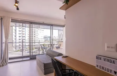 Apartamento com 1 quarto para alugar na rua padre joão gonçalves, --, pinheiros, são paulo, 29 m2 por r$ 3.200