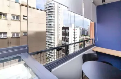 Apartamento com 1 quarto para alugar na rua ministro godói, --, perdizes, são paulo, 27 m2 por r$ 2.400
