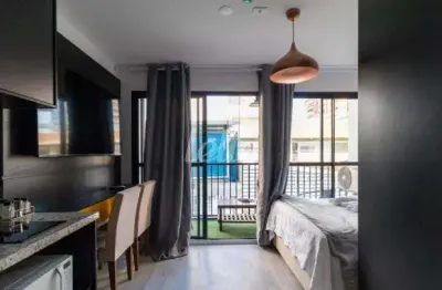 Apartamento com 1 quarto para alugar na rua melo palheta, --, água branca, são paulo, 26 m2 por r$ 3.200