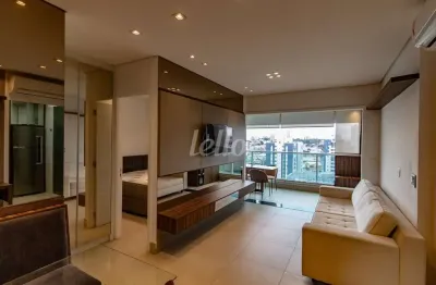 Apartamento com 1 quarto para alugar na avenida regente feijó, --, vila regente feijó, são paulo, 55 m2 por r$ 4.500