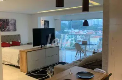 Apartamento com 1 quarto para alugar na rua marechal barbacena, --, vila regente feijó, são paulo, 52 m2 por r$ 4.600