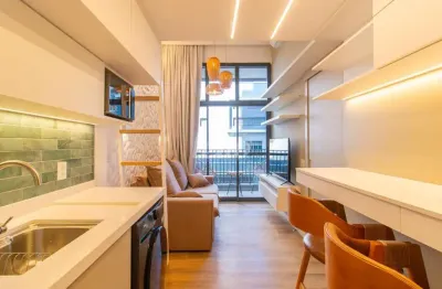 Apartamento com 1 quarto para alugar na rua senador milton campos, --, santo amaro, são paulo, 40 m2 por r$ 4.500