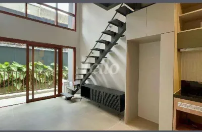 Apartamento com 1 quarto para alugar na praça nicolau de morais barros filho, --, jardim das bandeiras, são paulo, 43 m2 por r$ 4.500