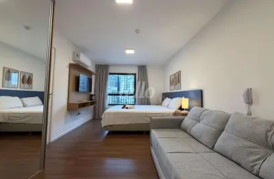 Apartamento com 1 quarto para alugar na Rua Cayowaá, --, Sumaré, São Paulo, 30 m2 por R$ 3.500