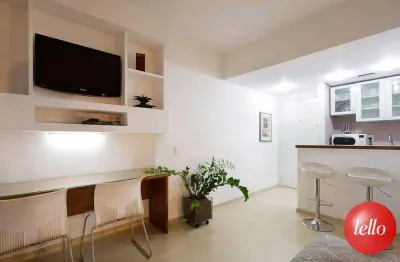 Apartamento com 1 quarto para alugar na avenida ibijaú, --, indianópolis, são paulo, 24 m2 por r$ 5.500