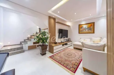 Casa em condomínio fechado com 3 quartos à venda na rua sete de abril, 120, vila pires, santo andré, 129 m2 por r$ 905.000